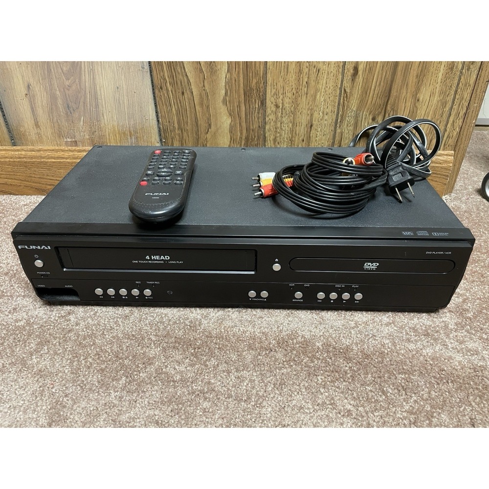 Funai DV220FX5 DVD / VCR Combo Player:  Only Dvd Tested Works W/ Working Remote
